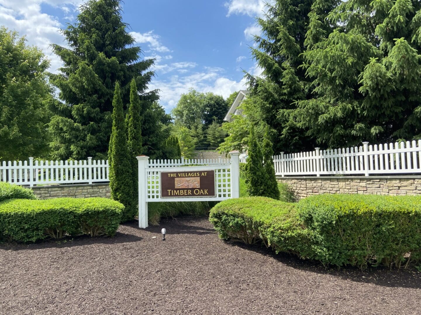 Sign for The Villages at Timber Oak.